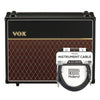Vox V212C 2x12" Speaker Cabinet w/Celestion G12M Greenback Speakers Cable Bundle Amps / Guitar Cabinets
