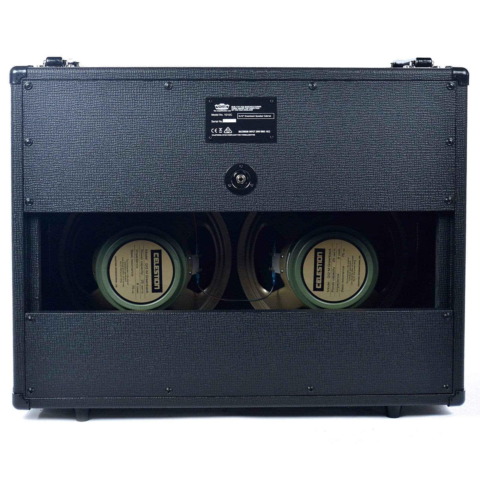 Vox V212C 2x12" Speaker Cabinet w/ Celestion G12M Greenback Speakers Amps / Guitar Cabinets