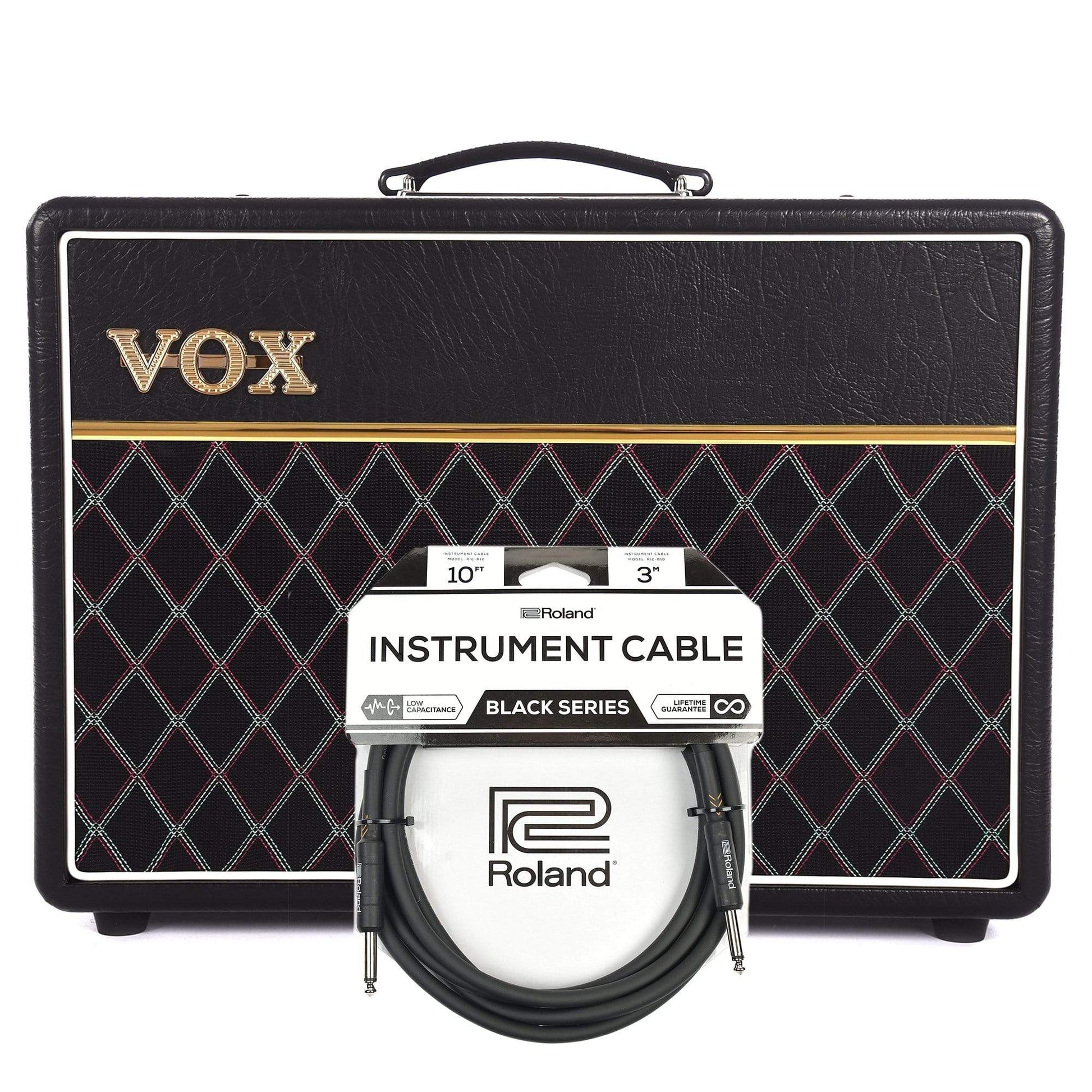 Vox AC10C1VS Limited Edition 1x10 Combo Amp w/Celestion 10" V-Type Speaker Cable Bundle Amps / Guitar Combos