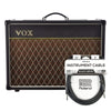 Vox AC15C 15w 1x12 Combo Cable Bundle Amps / Guitar Combos