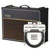 Vox AC15C2 15w 2x12 Combo Cable Bundle Amps / Guitar Combos