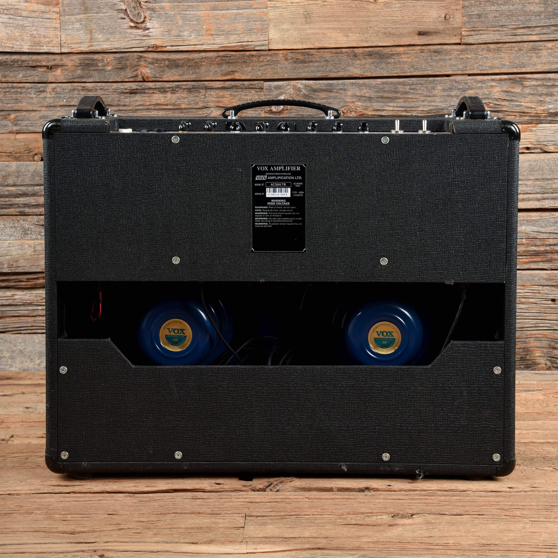 Vox AC30/6 TB 3-Channel 30-Watt 2x12" Guitar Combo  2003 Amps / Guitar Combos