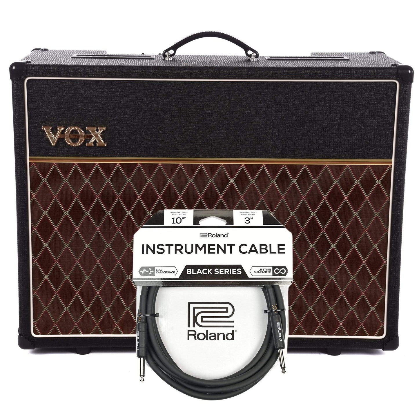 Vox AC30S1 1x12 Combo Amp w/Celestion 12" Speaker Cable Bundle Amps / Guitar Combos