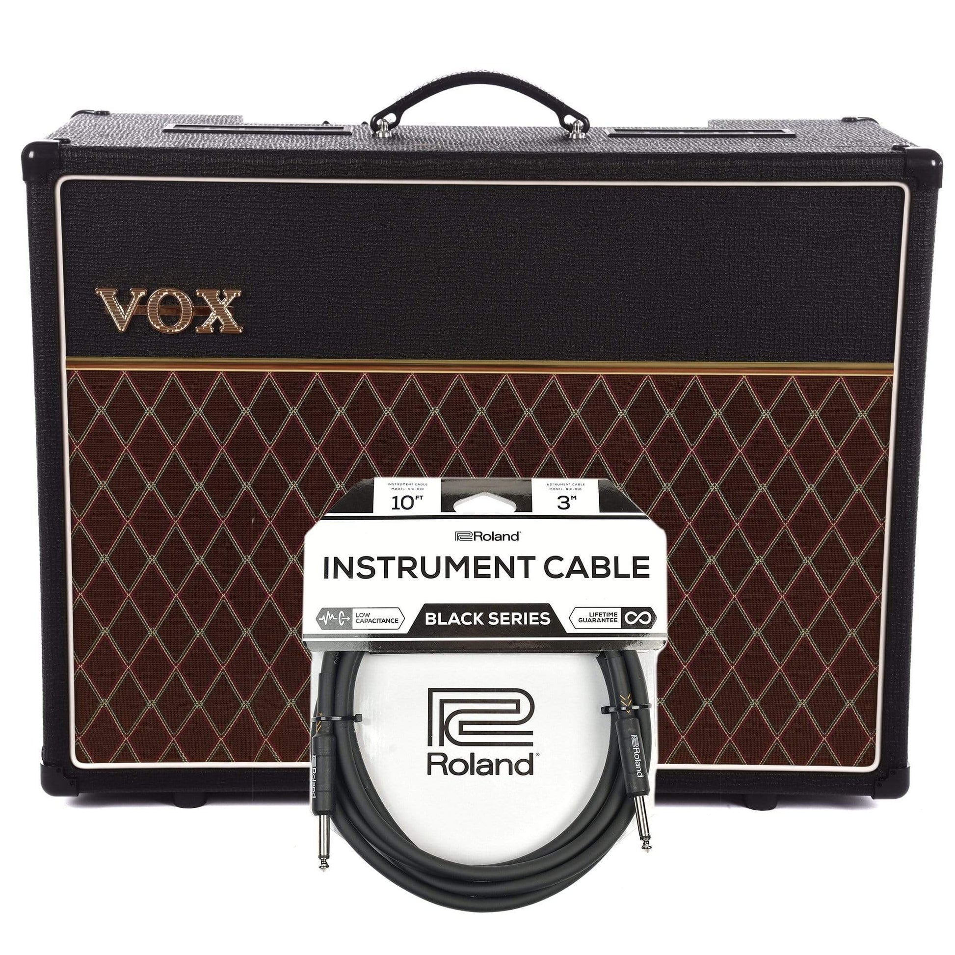 Vox AC30S1 1x12 Combo Amp w/Celestion 12" Speaker Cable Bundle Amps / Guitar Combos