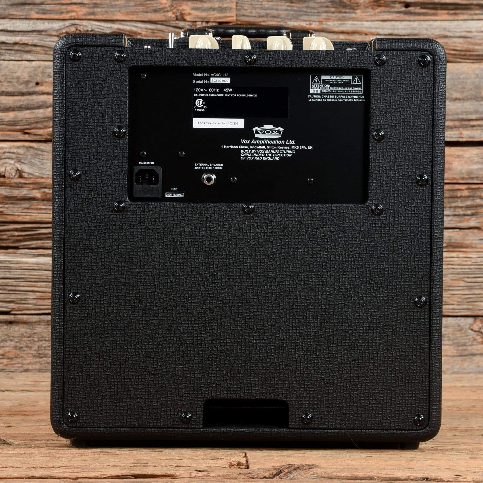 Vox AC4 4 Watt 1x12 Classic Limited Edition Combo Amps / Guitar Combos