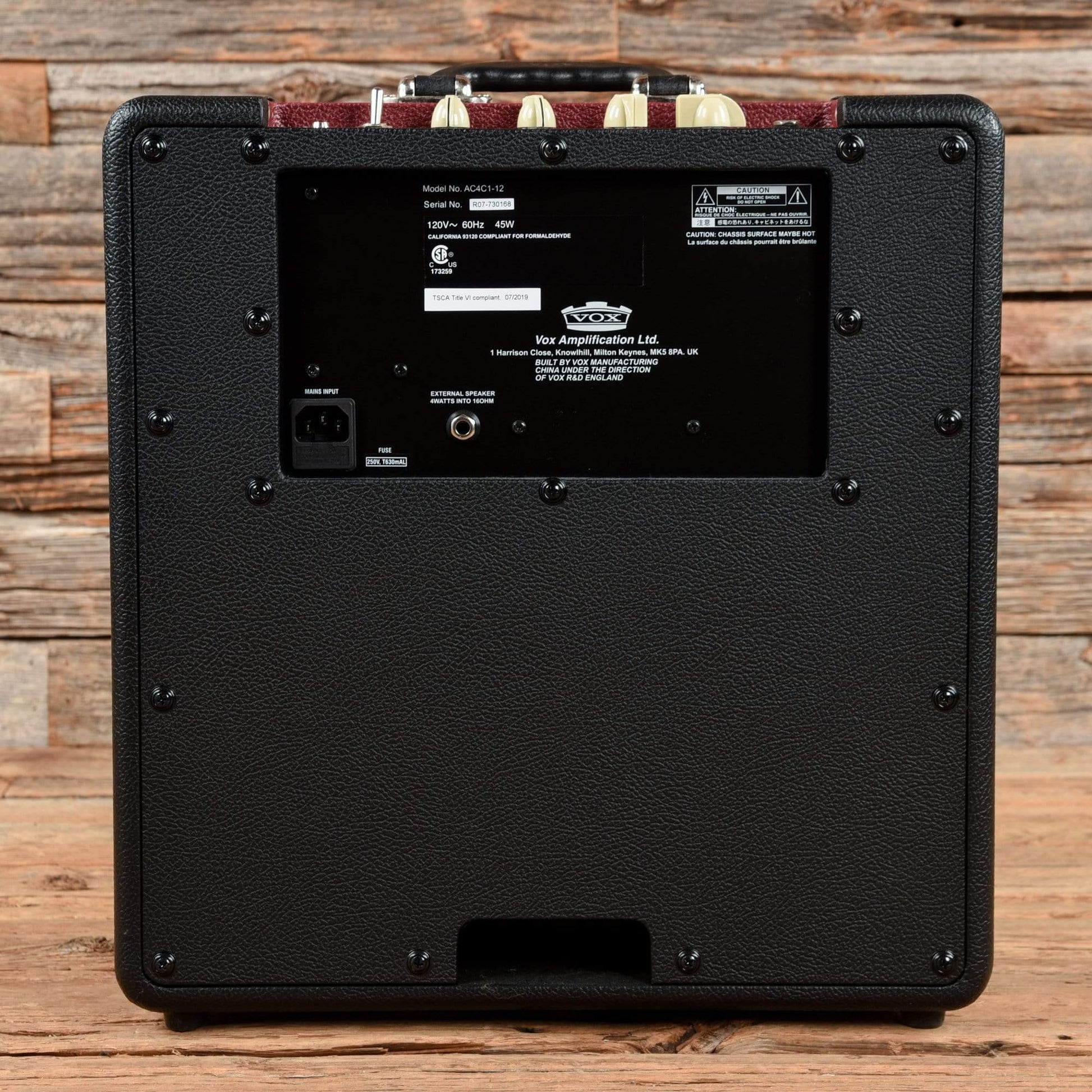 Vox AC4C1-12 Limited Edition 4-Watt 1x12" Guitar Combo Amps / Guitar Combos