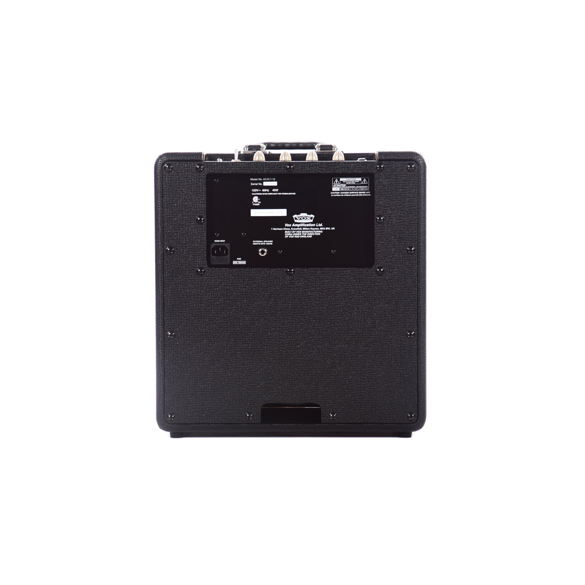 Vox Limited Edition AC4 1x12 Combo Amp Vintage Black w/Premium JJ Tubes Amps / Guitar Combos