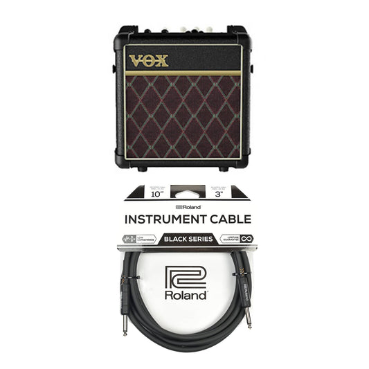 Vox Mini5 Rhythm Classic Cable Bundle Amps / Guitar Combos