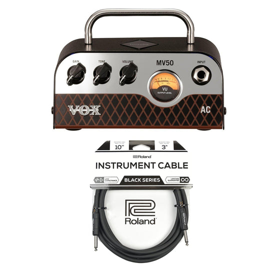 Vox MV50AC AC 50 Watt Head Cable Bundle Amps / Guitar Heads