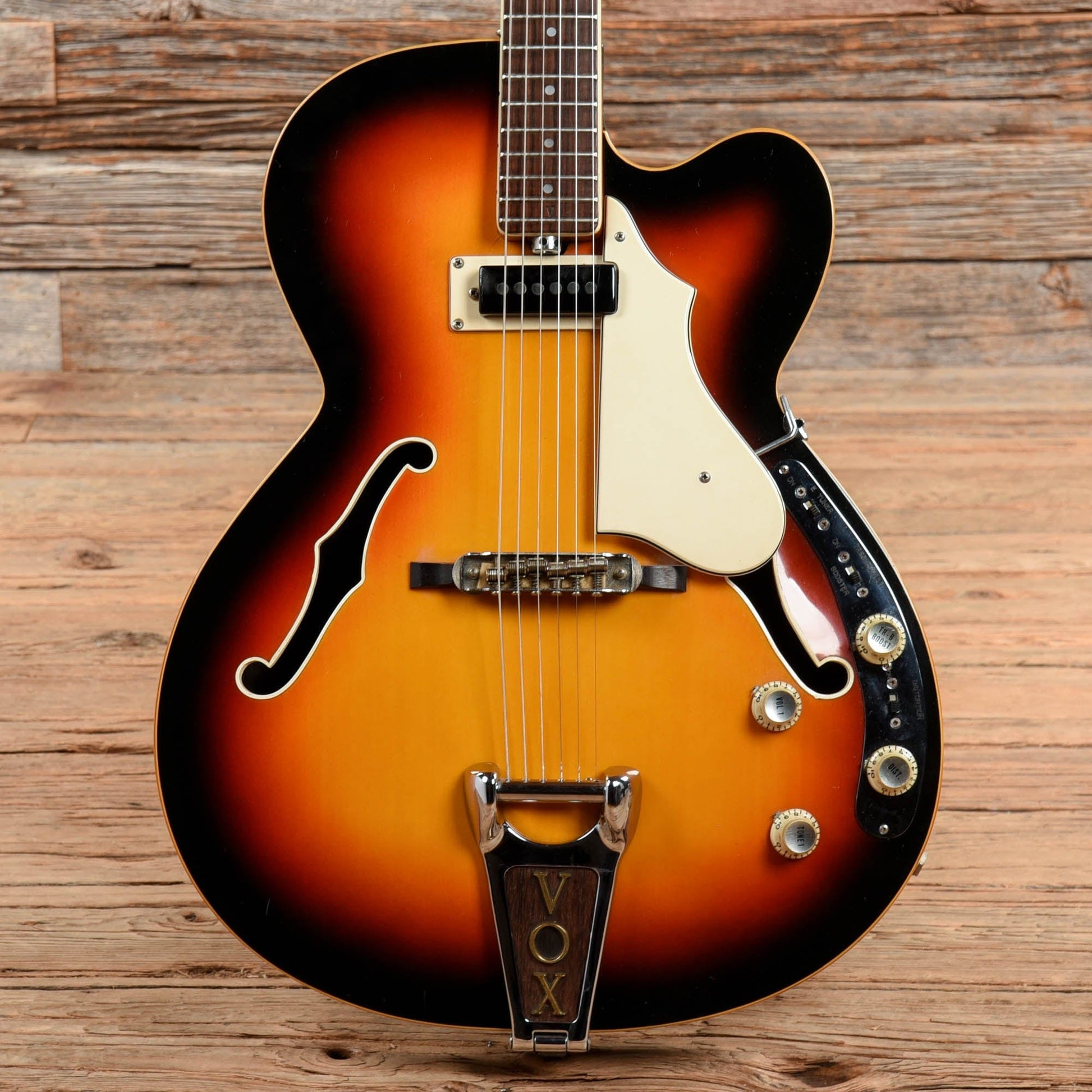 Vox Bossman Sunburst 1968 Electric Guitars / Semi-Hollow