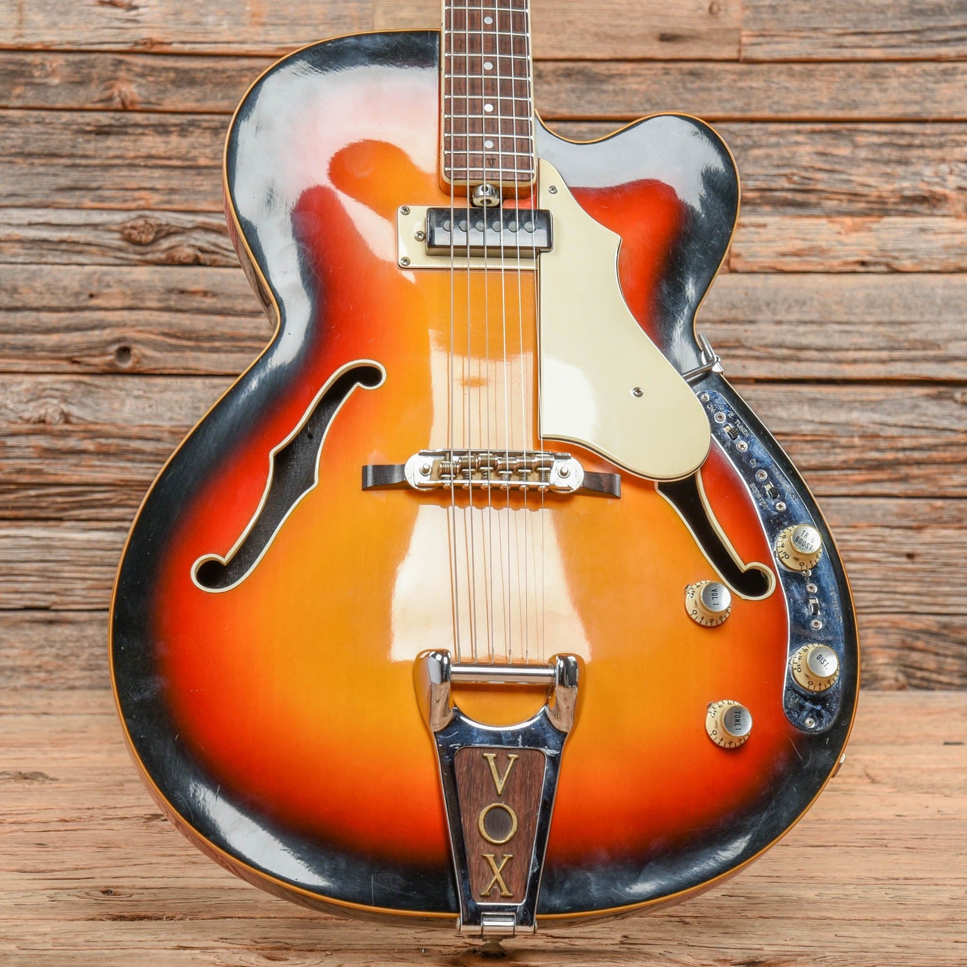 Vox Bossman Sunburst 1968 Electric Guitars / Semi-Hollow