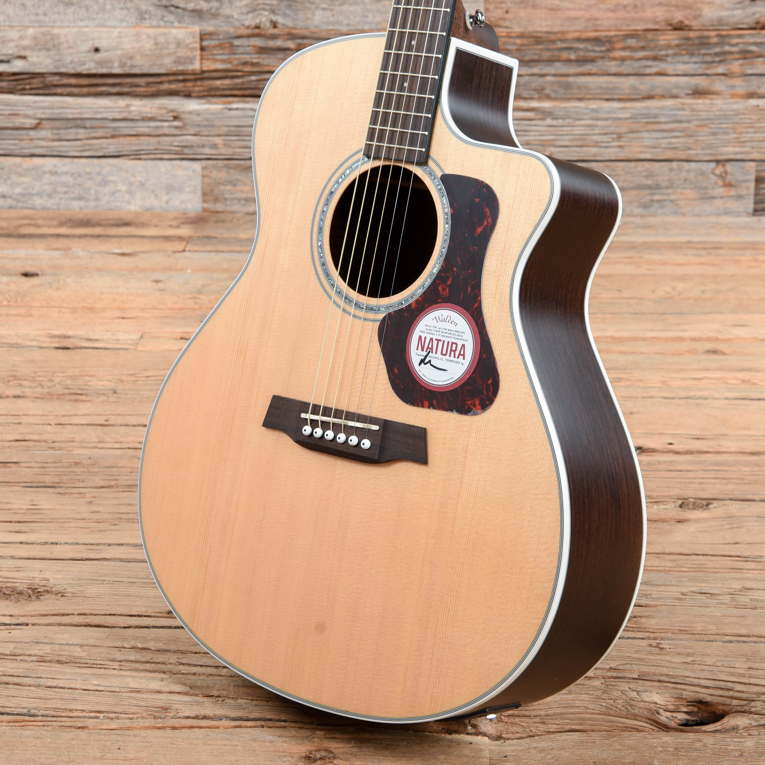 Walden G800CE Natural 2020 Acoustic Guitars / Concert