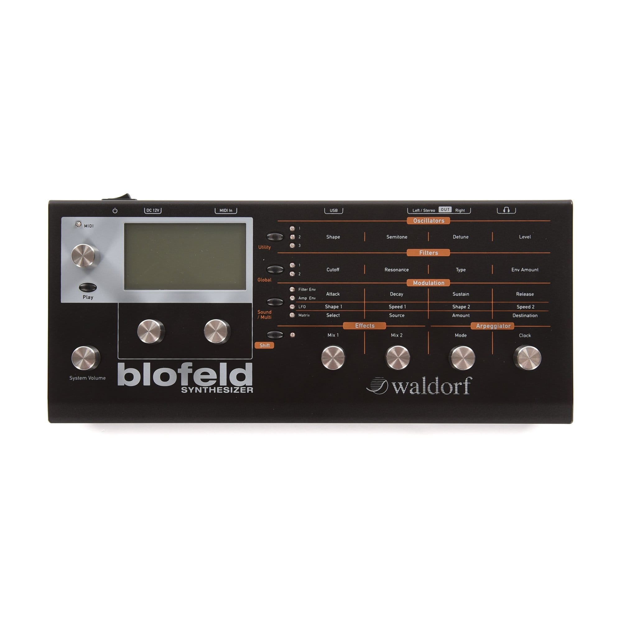 Waldorf Blofeld Digital Synthesizer Module Black Keyboards and Synths / Synths / Modular Synths