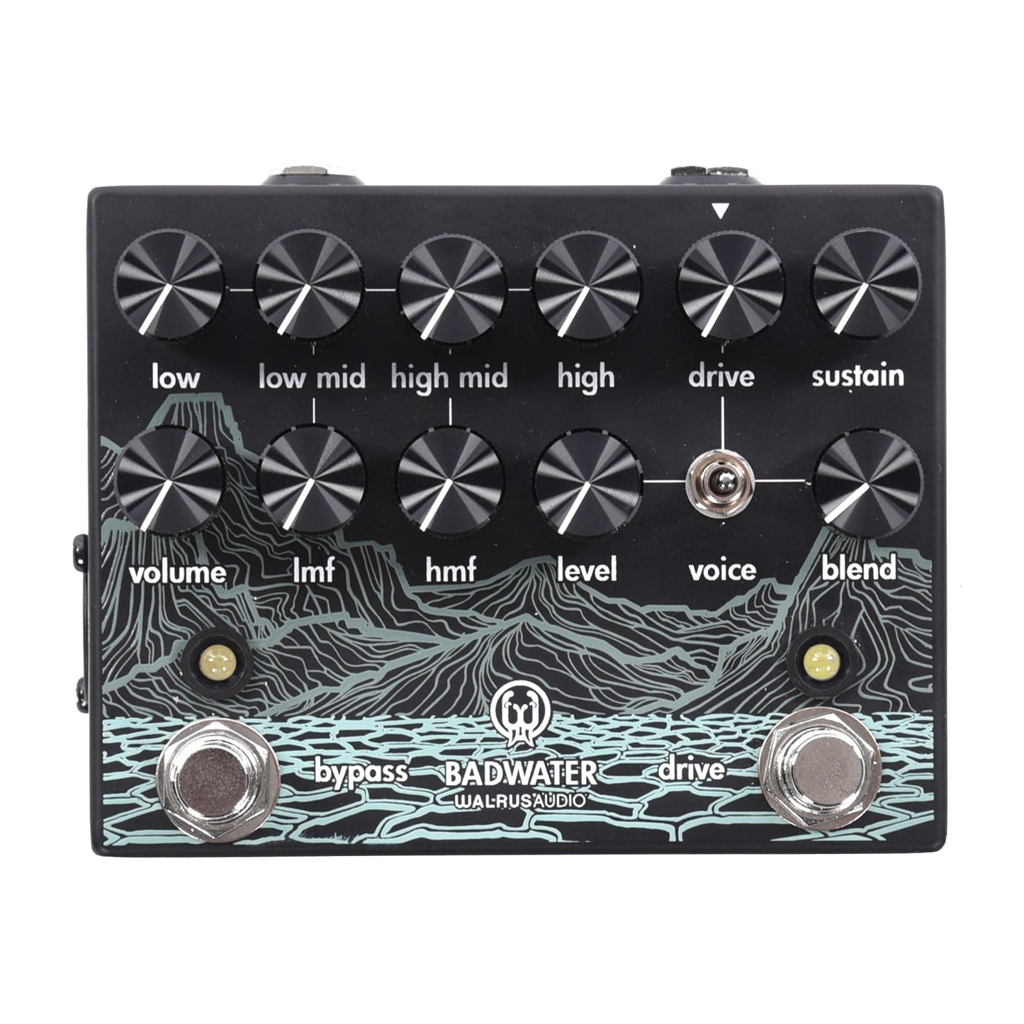 Walrus Badwater Bass Pre-Amp with D.I. Effects and Pedals / Bass Pedals