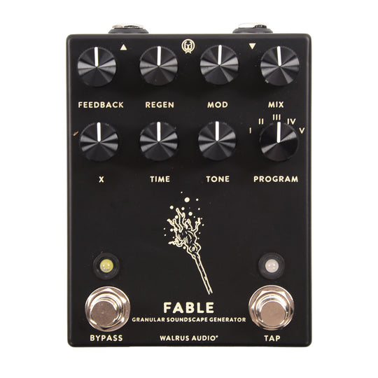Walrus Audio Fable Granular Soundscape Generator Black Delay Pedal Effects and Pedals / Delay