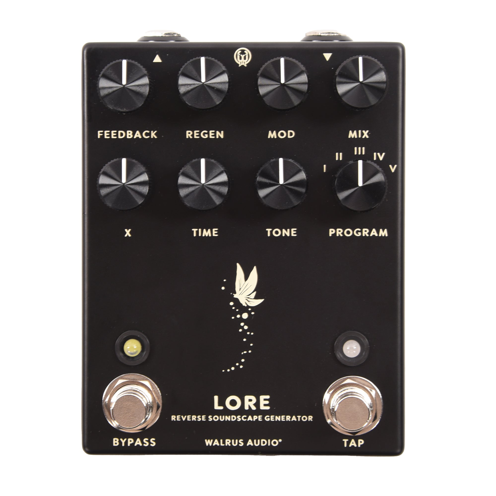 Walrus Audio Lore Reverse Soundscape Generator Black Delay Pedal Effects and Pedals / Delay