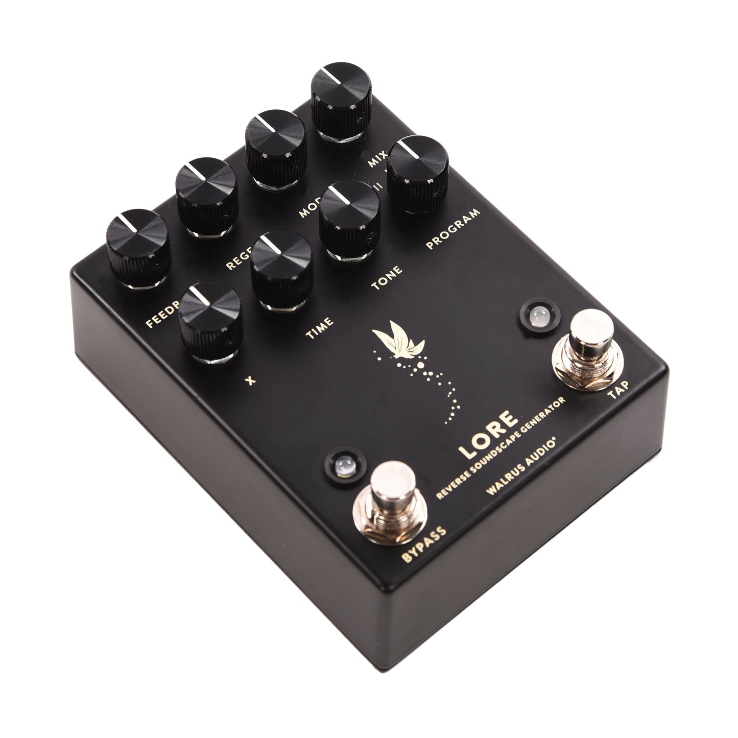 Walrus Audio Lore Reverse Soundscape Generator Black Delay Pedal Effects and Pedals / Delay