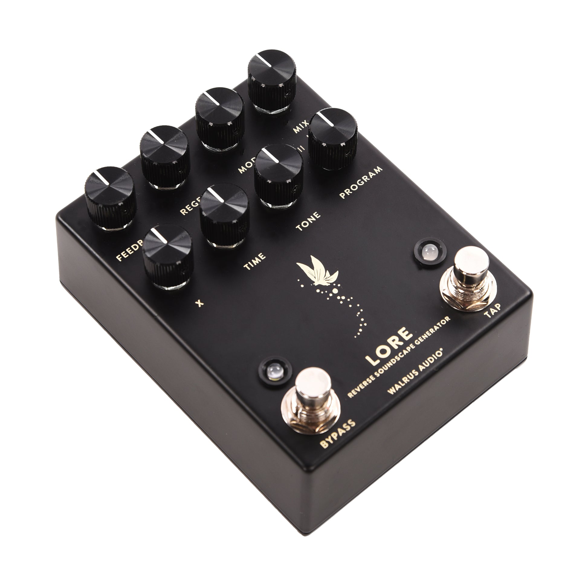 Walrus Audio Lore Reverse Soundscape Generator Black Delay Pedal Effects and Pedals / Delay