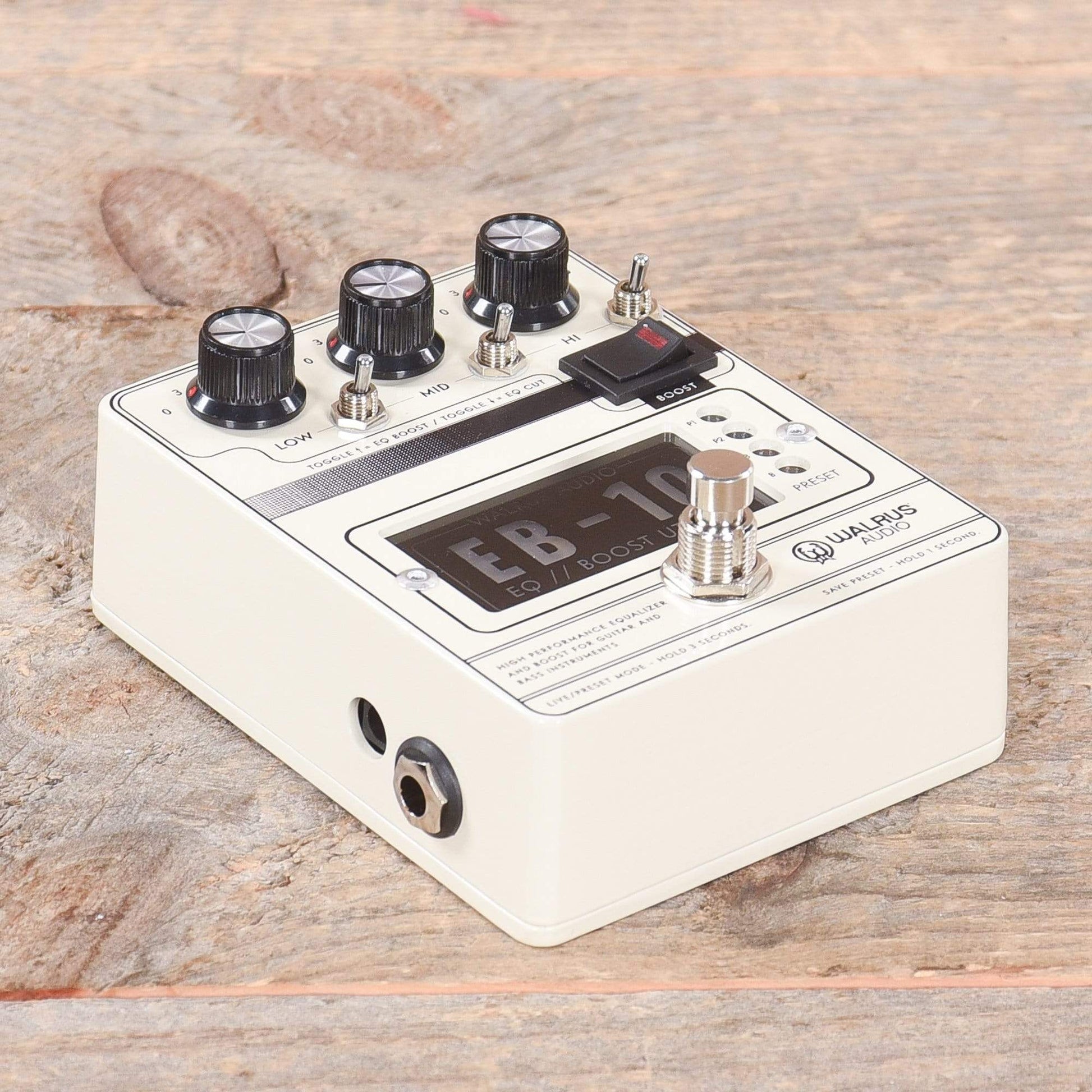 Walrus Audio EB-10 Preamp/EQ/Boost Cream Effects and Pedals / Overdrive and Boost