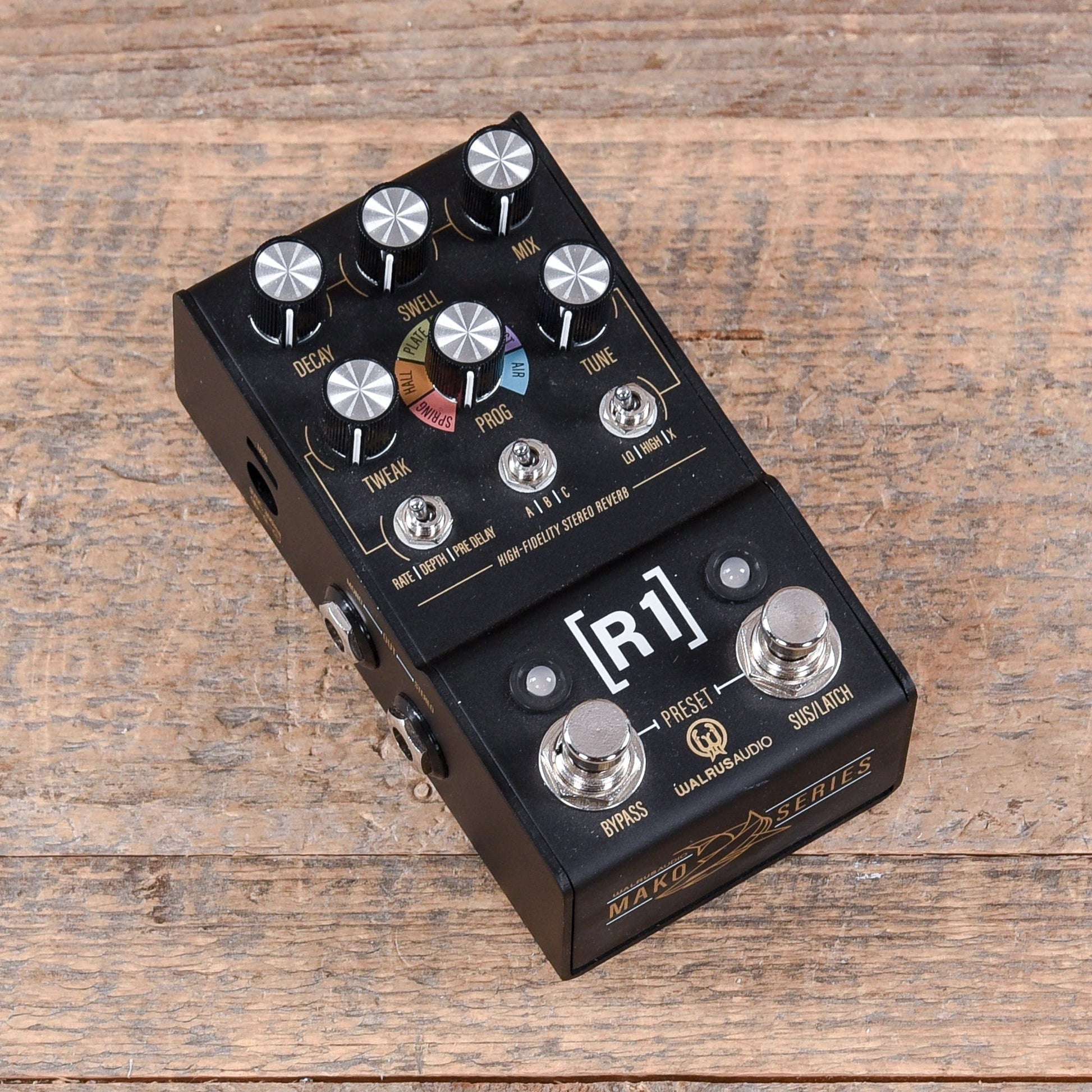 Walrus MAKO Series R1 Hi-Fidelity Stereo Reverb Effects and Pedals / Reverb