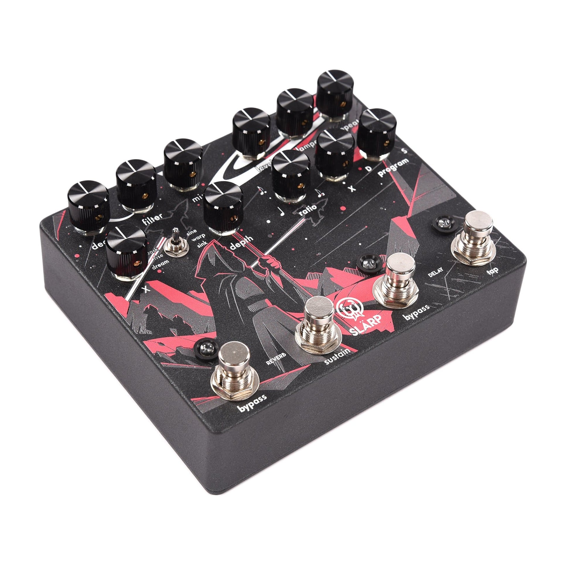 reverb and delay pedal combo Walrus SLARP Combo Reverb/Delay Pedal – Chicago Music Exchange