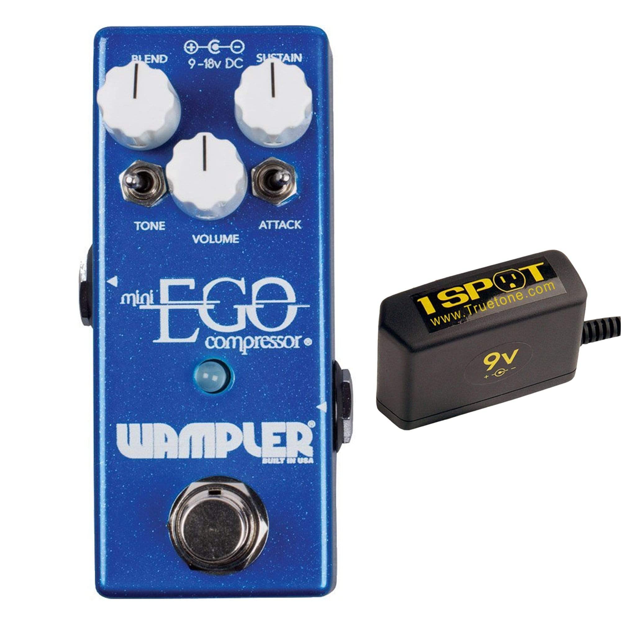 Wampler Ego Compressor Mini Bundle w/ Truetone 1 Spot Space Wampler Ego Compressor Mini Bundle w/ Truetone 1 Spot Space