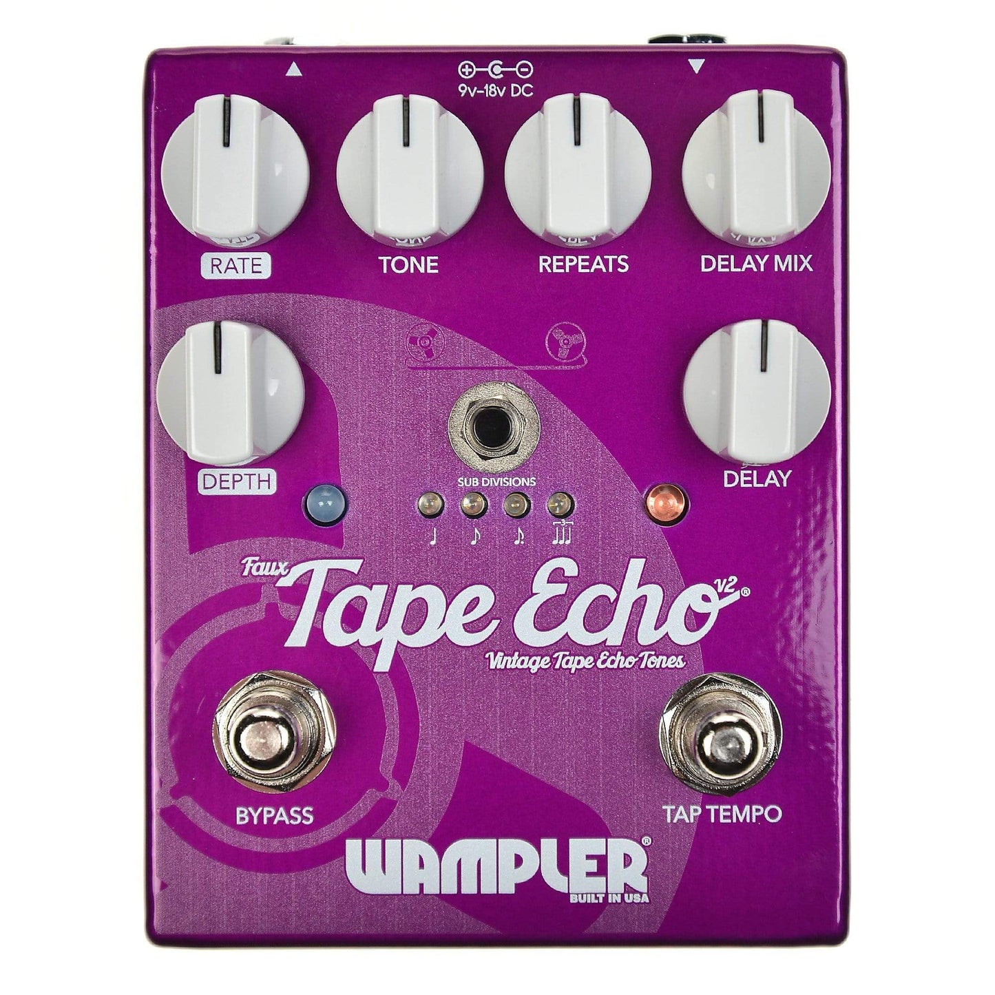 Wampler Faux Tape Echo Delay with Tap Tempo V2 Effects and Pedals / Delay