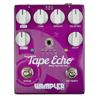 Wampler Faux Tape Echo Delay with Tap Tempo V2 Effects and Pedals / Delay