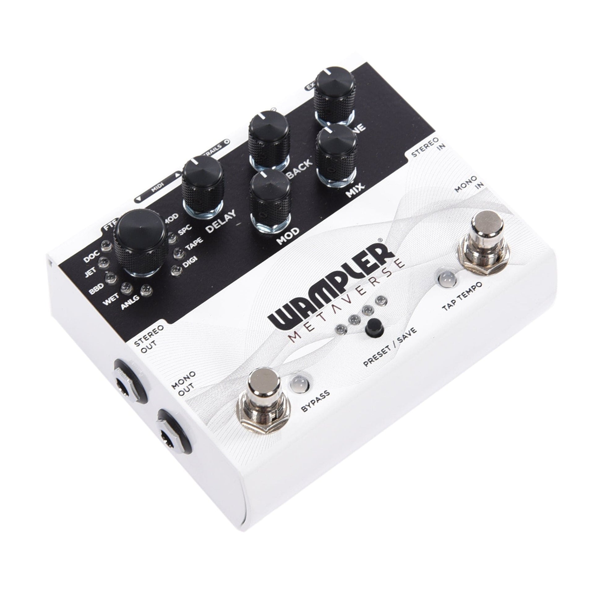 programmable pedal Wampler Metaverse Programmable Delay Pedal