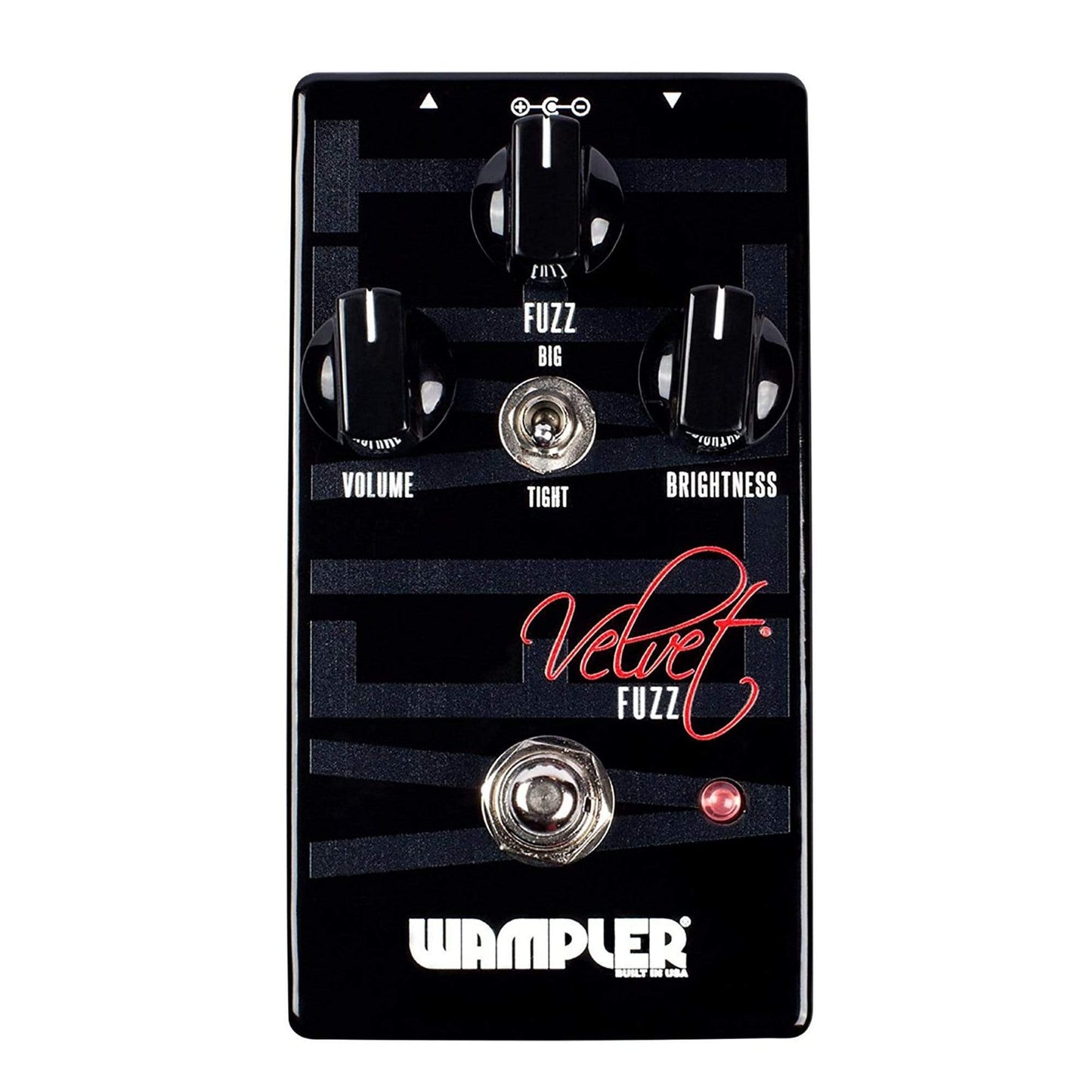 Wampler Velvet Fuzz v2 Bundle w/ Truetone 1 Spot Space Saving 9v Adapter Effects and Pedals / Fuzz
