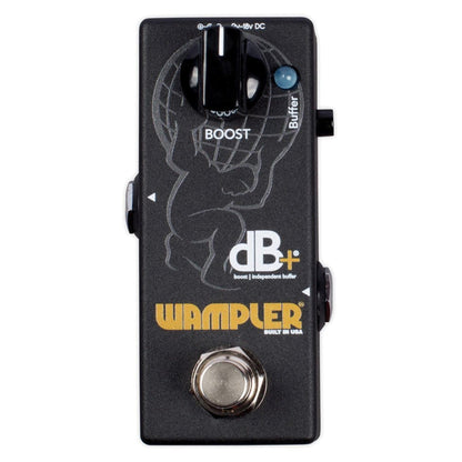 Wampler db+ Buffer/Boost Pedal Bundle w/ Truetone 1 Spot Space Saving 9v Adapter Effects and Pedals / Overdrive and Boost