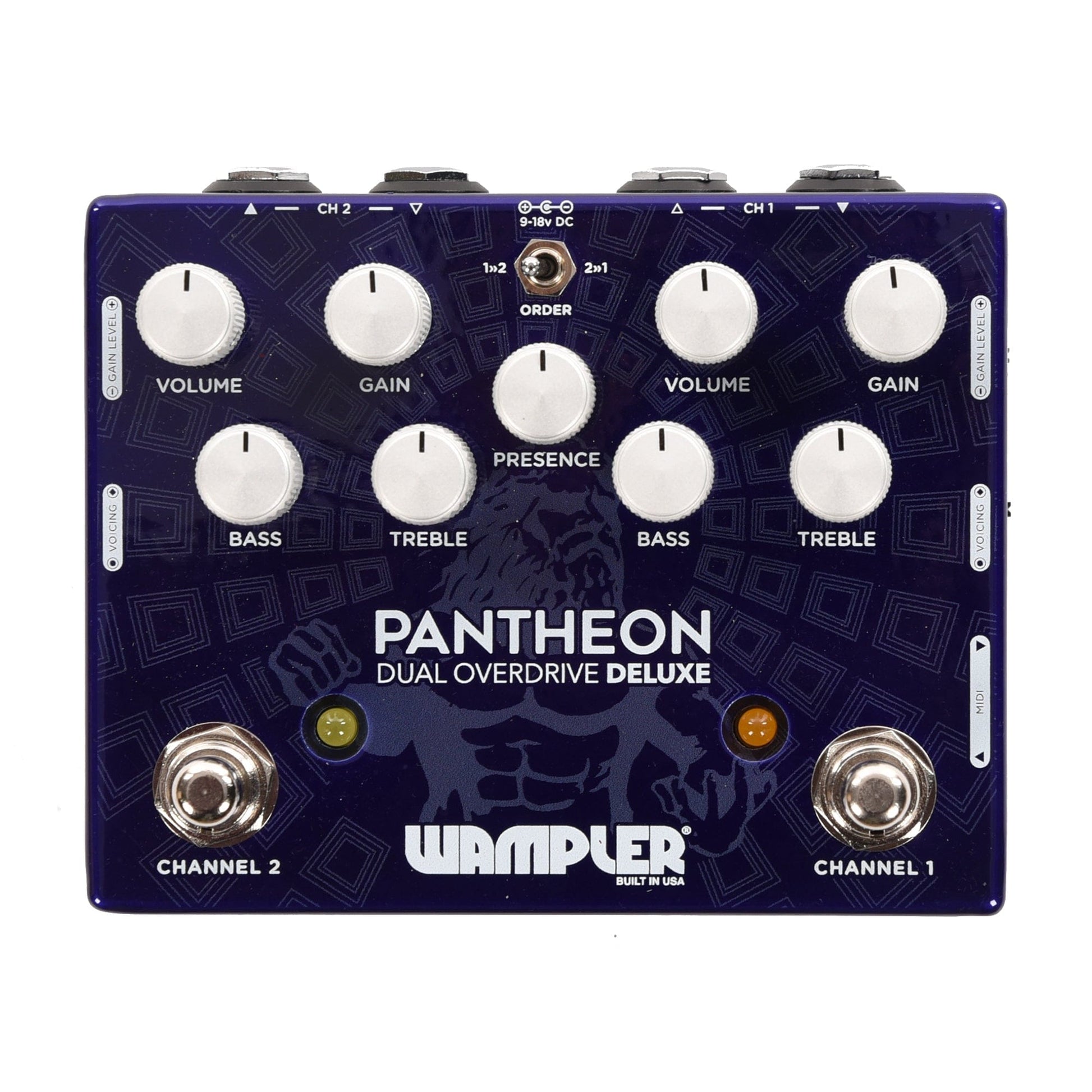 Wampler Dual Pantheon Deluxe Dual Overdrive Pedal Effects and Pedals / Overdrive and Boost