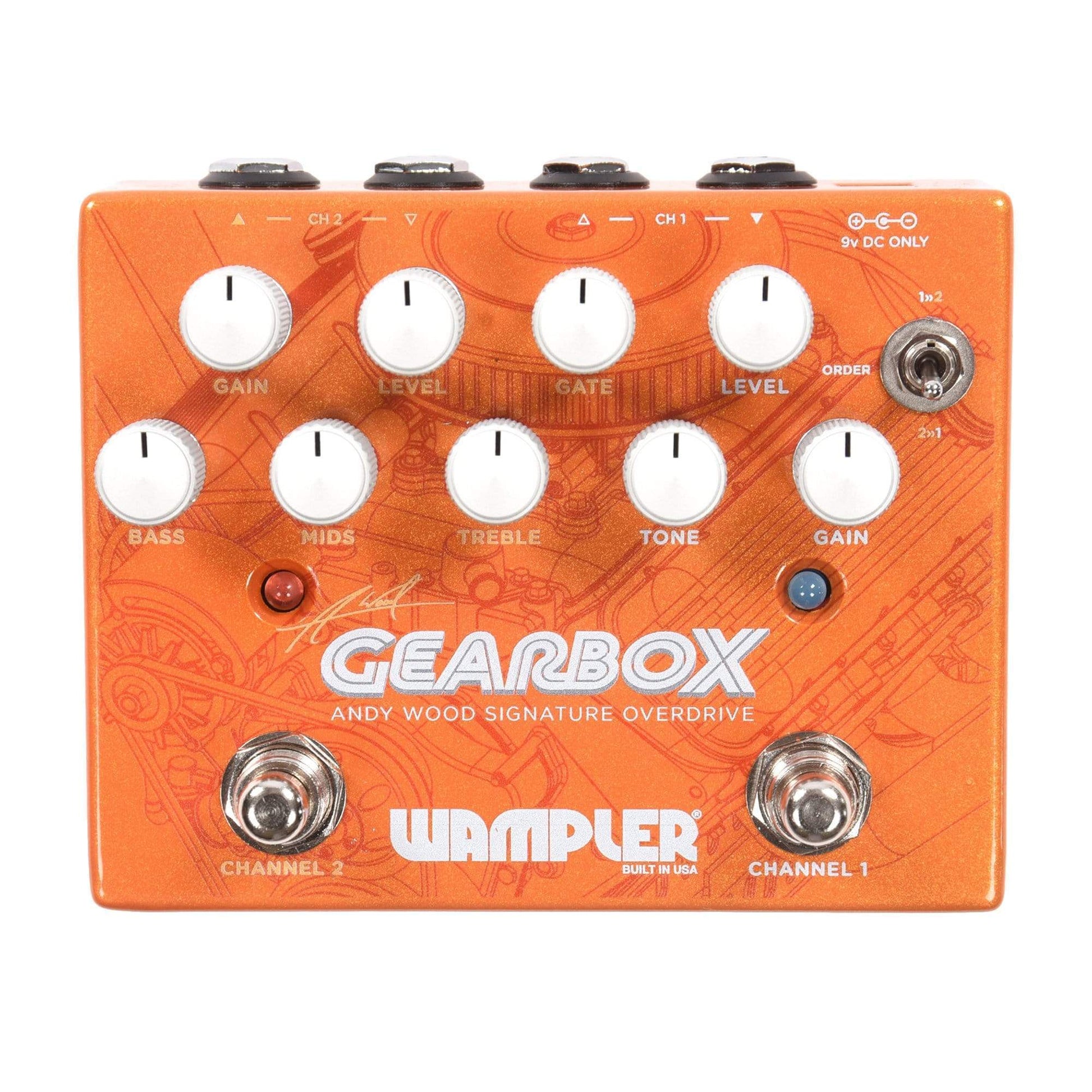 Wampler Gearbox Andy Wood Signature Overdrive Pedal Effects and Pedals / Overdrive and Boost