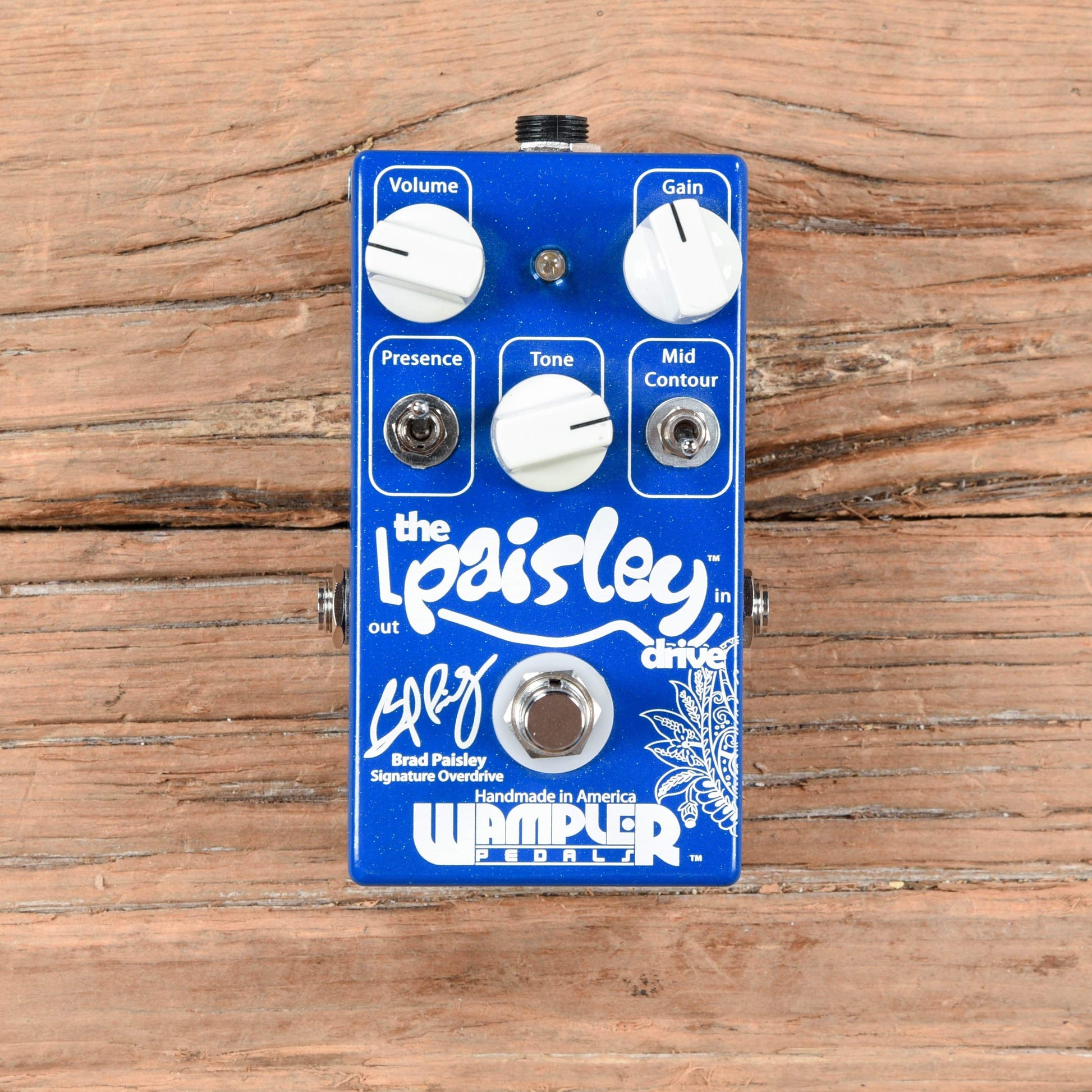 brad paisley pedal Wampler Paisley Drive Brad Paisley Signature Overdrive Pedal – Chicago Music Exchange