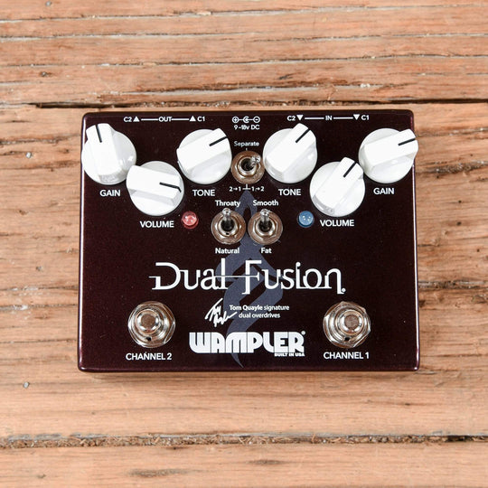 Wampler Tom Quayle Signature Dual Fusion Overdrive Effects and Pedals / Overdrive and Boost