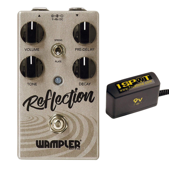 Wampler Reflection Reverb Bundle w/ Truetone 1 Spot Space Saving 9v Adapter Effects and Pedals / Reverb