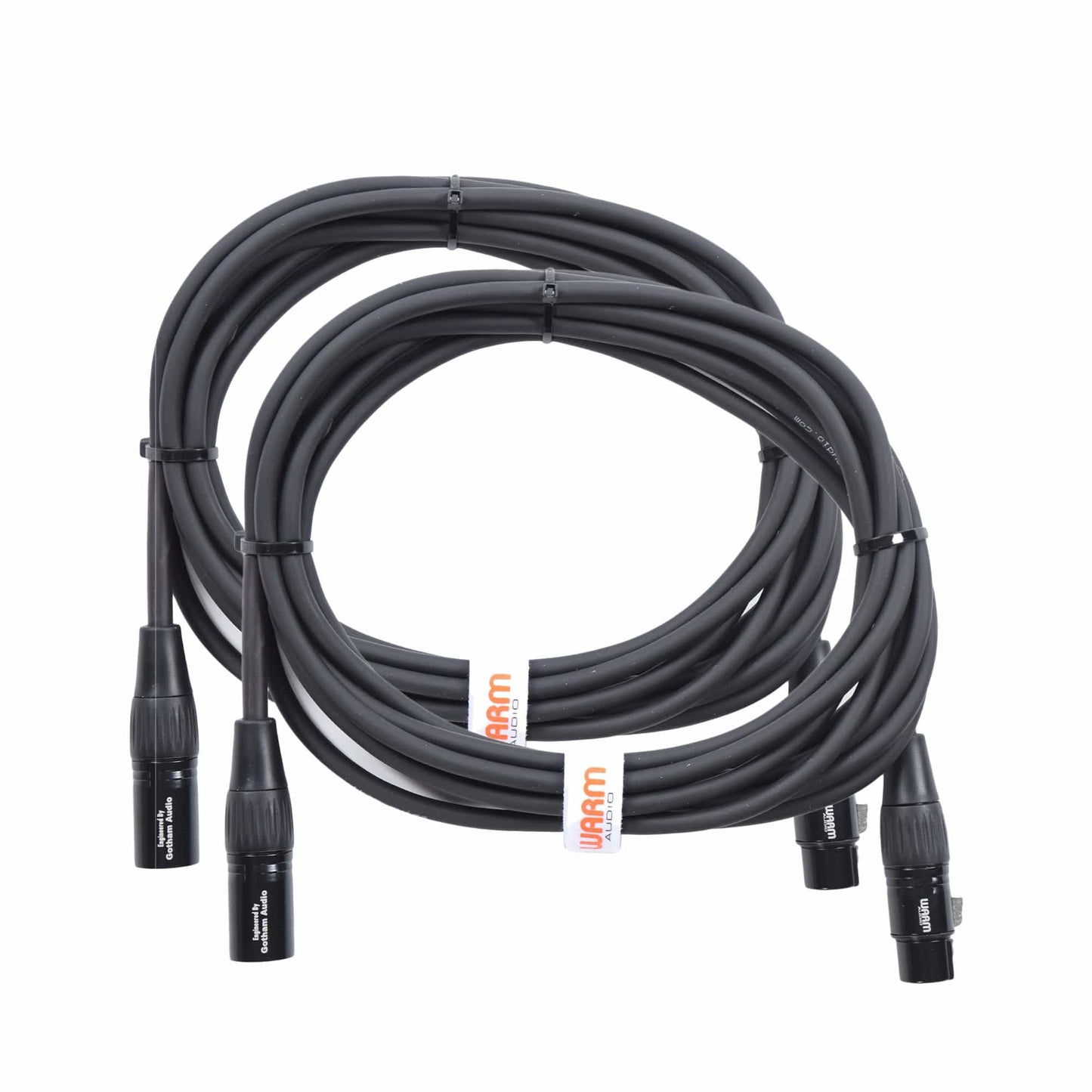 Warm Audio Pro Series XLR Female to XLR Male Microphone Cable 15' 2 Pack Bundle Accessories / Cables