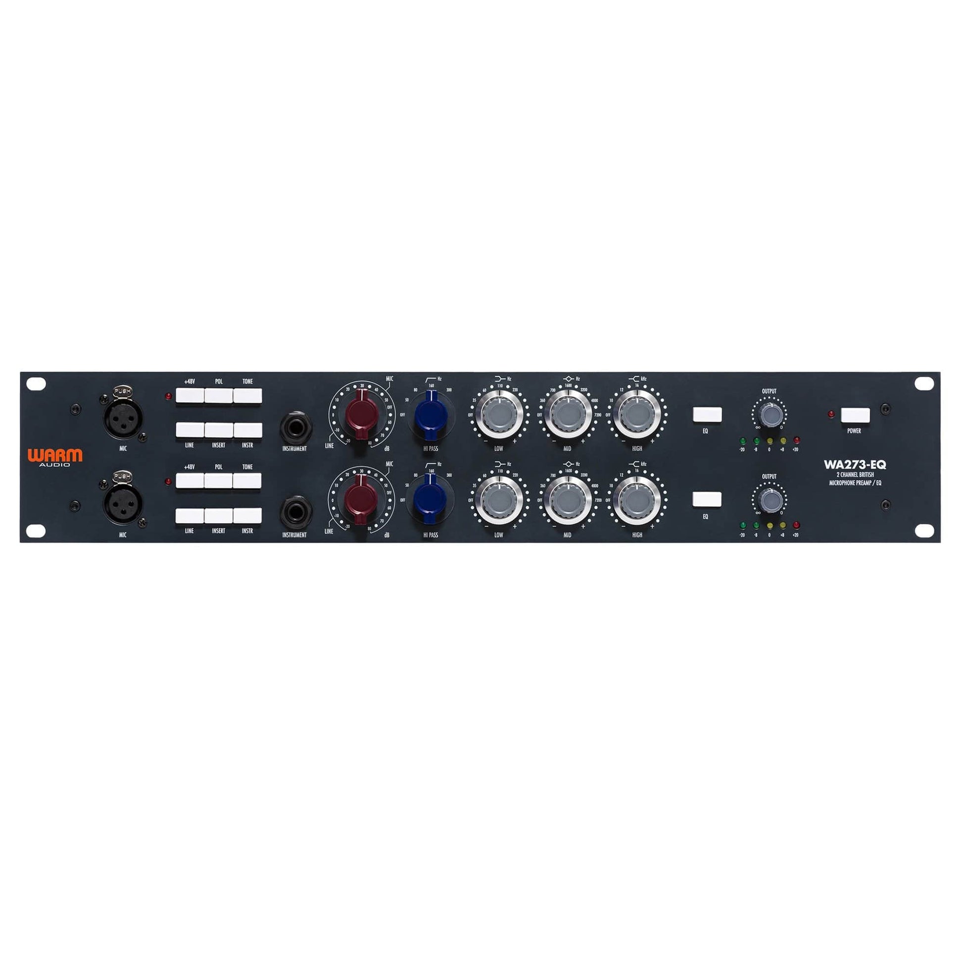 Warm Audio WA273-EQ 2-Channel 1073-Style Mic Preamp w/ EQ Pro Audio / Outboard Gear