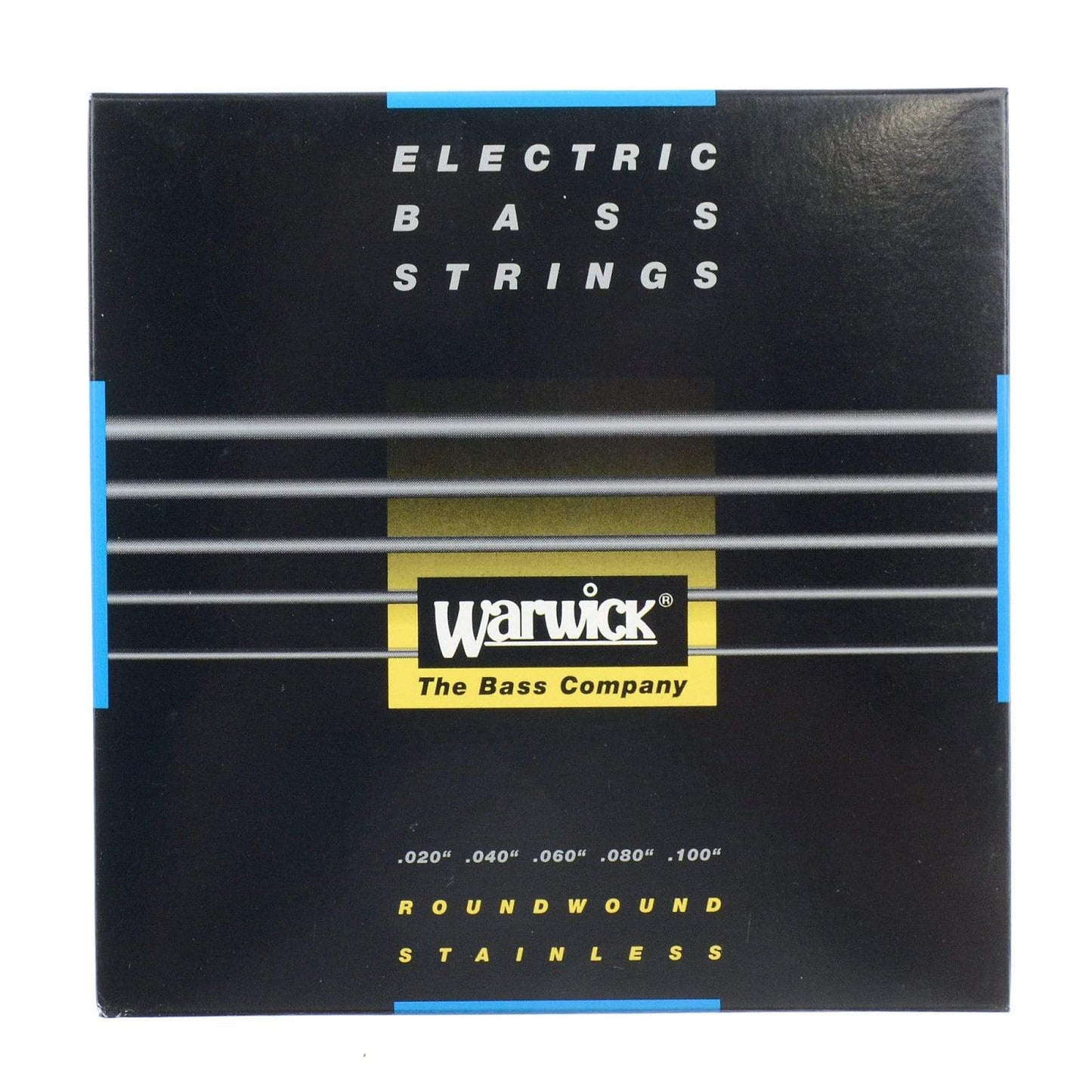 Warwick Bass Strings Black 5 String Set Medium Light High C Accessories / Strings / Bass Strings