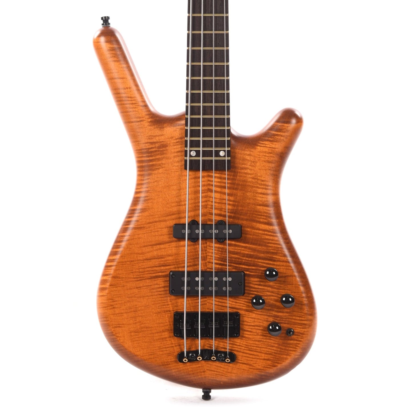 Warwick 2022 Limited Edition Pro Series Streamette BO Special Amber Transparent Satin Bass Guitars / 4-String