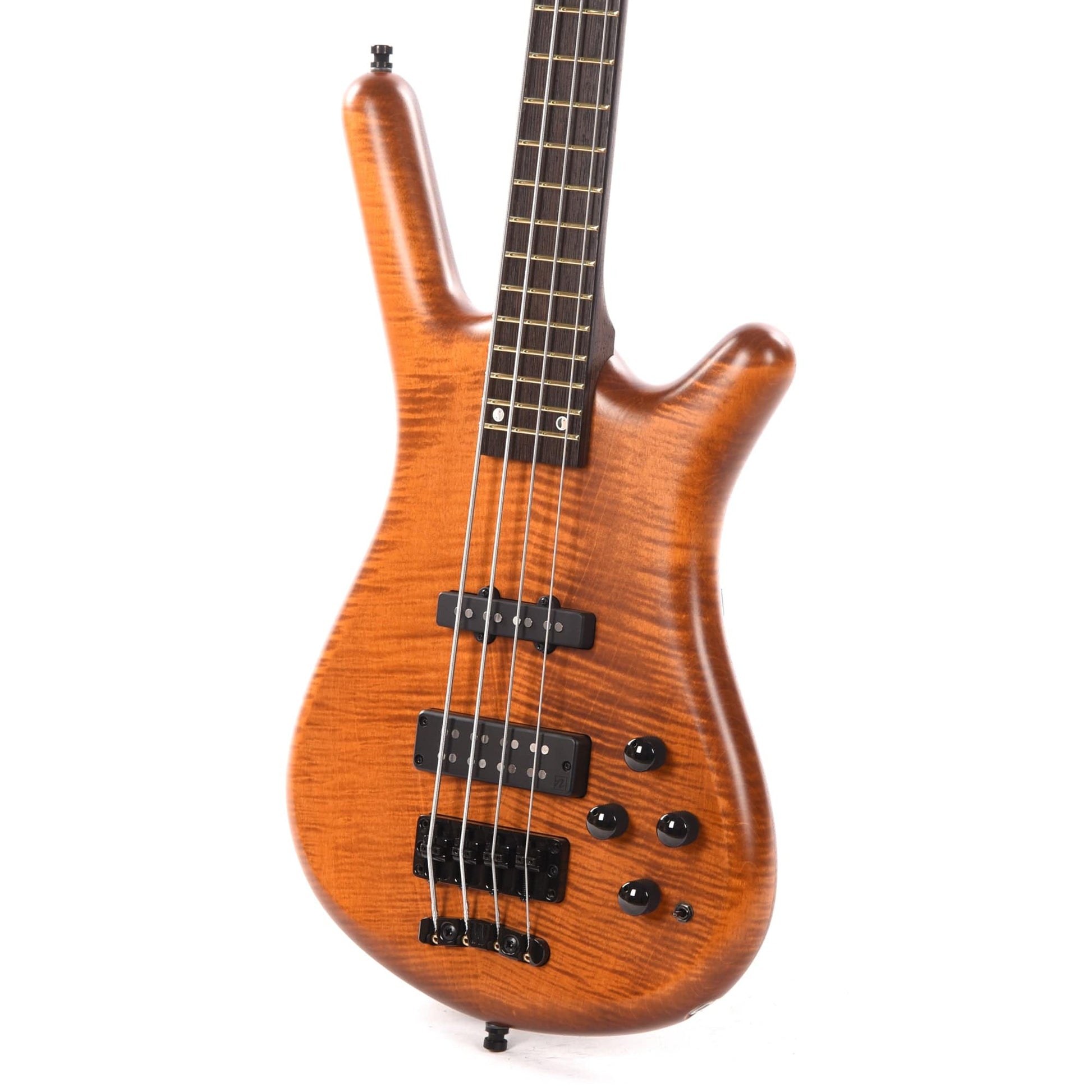 Warwick 2022 Limited Edition Pro Series Streamette BO Special Amber Transparent Satin Bass Guitars / 4-String
