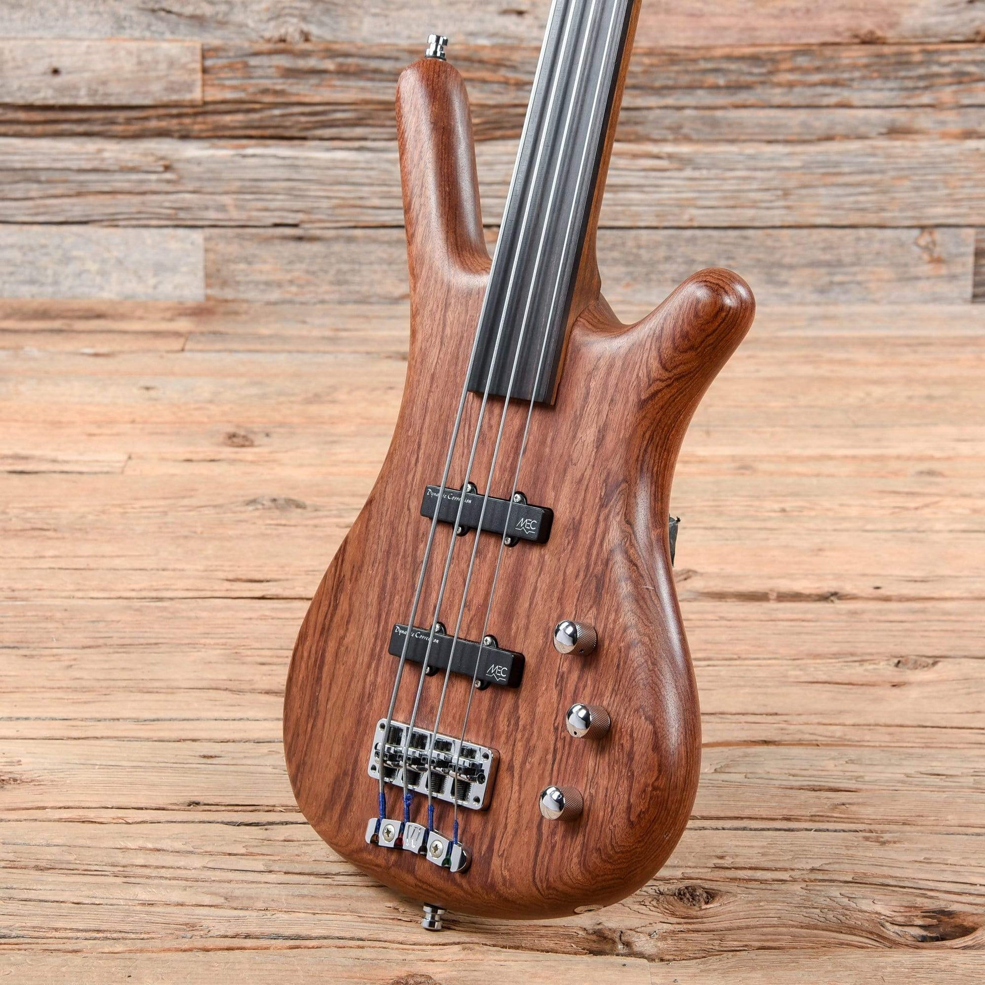 Warwick Corvette Standard Fretless Natural Bass Guitars / 4-String