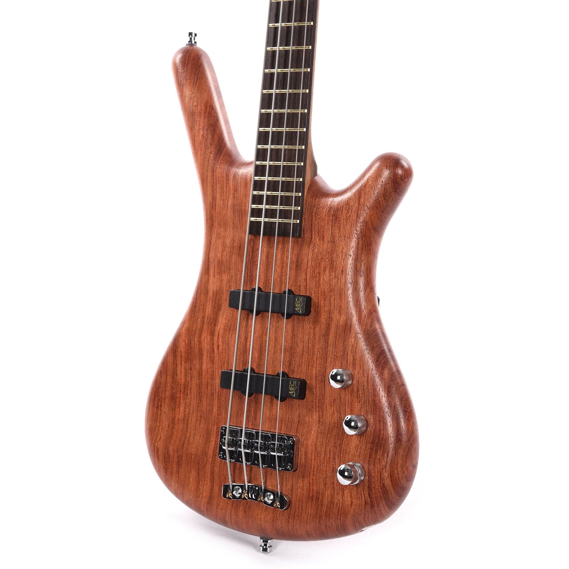 Warwick Pro Series Corvette Standard Active Bubinga Natural Transparent Satin Bass Guitars / 4-String