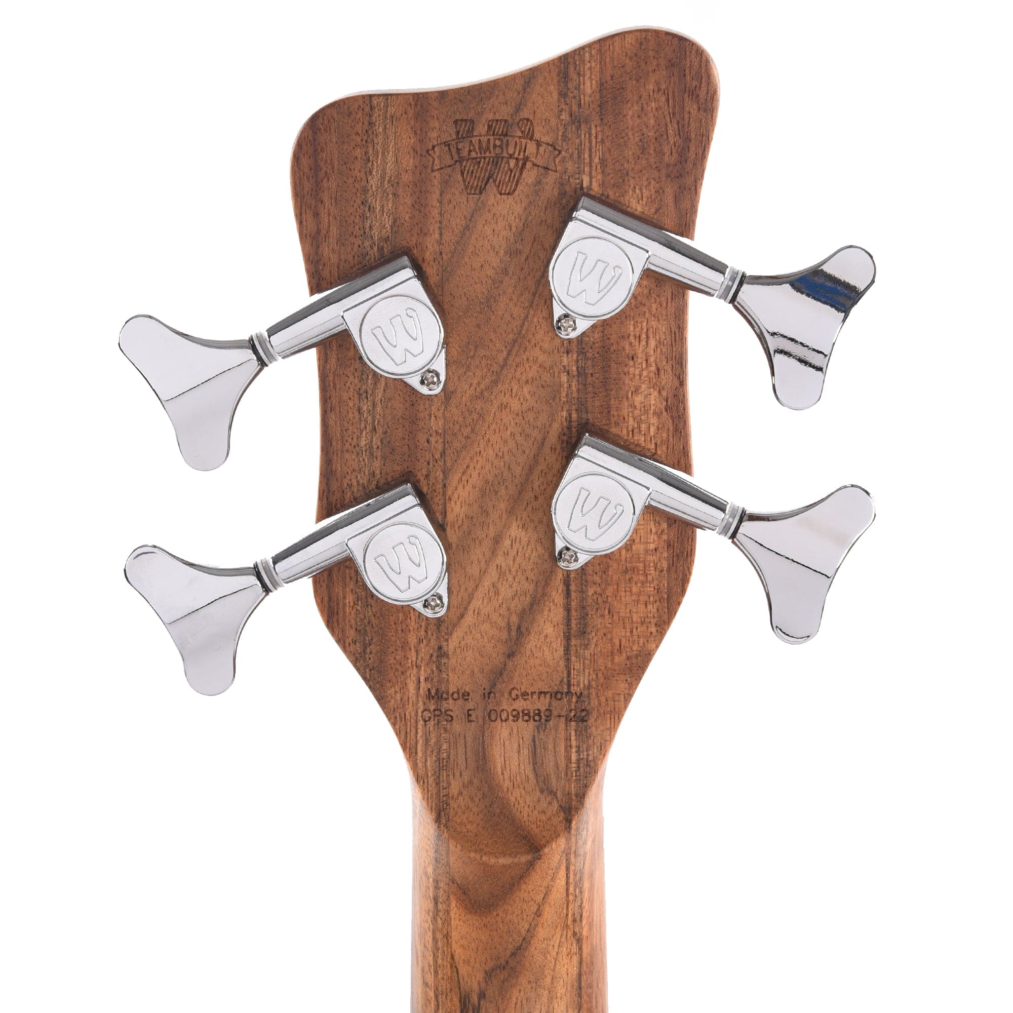 Warwick Pro Series Corvette Standard Active Bubinga Natural Transparent Satin Bass Guitars / 4-String