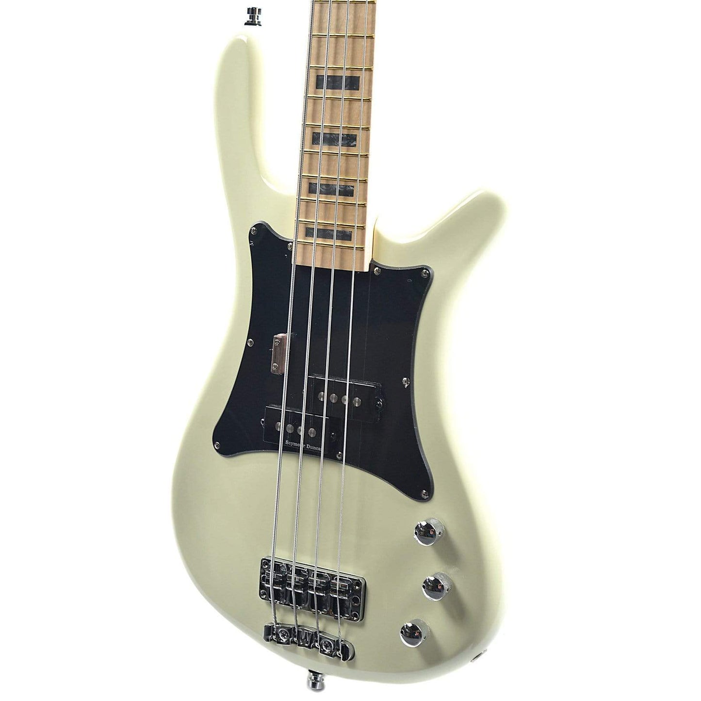 Warwick Rockbass Adam Clayton Signature Solid Creme White High Polish Bass Guitars / 4-String