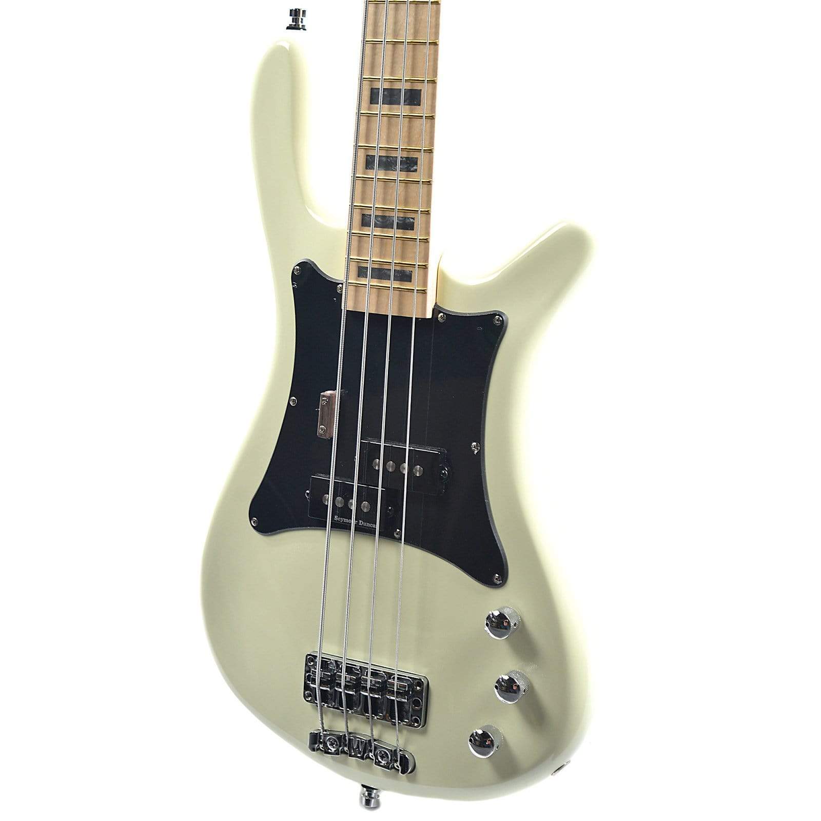 Warwick Rockbass Adam Clayton Signature Solid Creme White High Polish Bass Guitars / 4-String