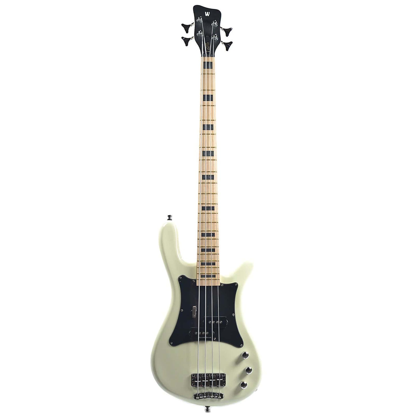 Warwick Rockbass Adam Clayton Signature Solid Creme White High Polish Bass Guitars / 4-String