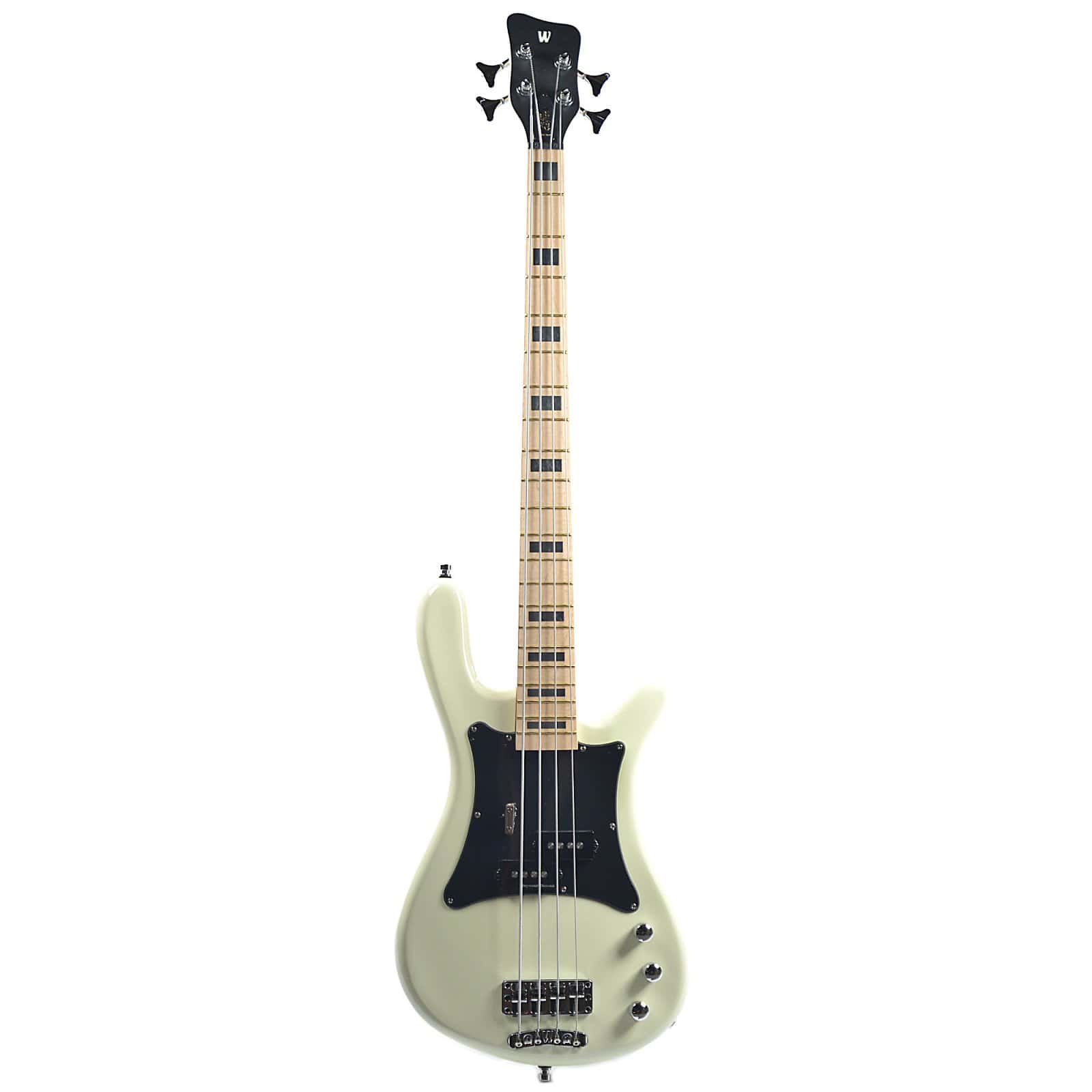 Warwick Rockbass Adam Clayton Signature Solid Creme White High Polish Bass Guitars / 4-String