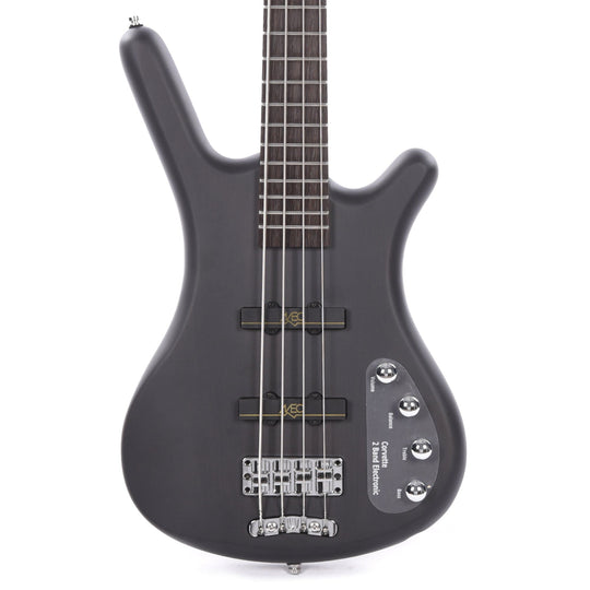 Warwick RockBass Corvette Basic 4-String Nirvana Black Transparent Satin Bass Guitars / 4-String