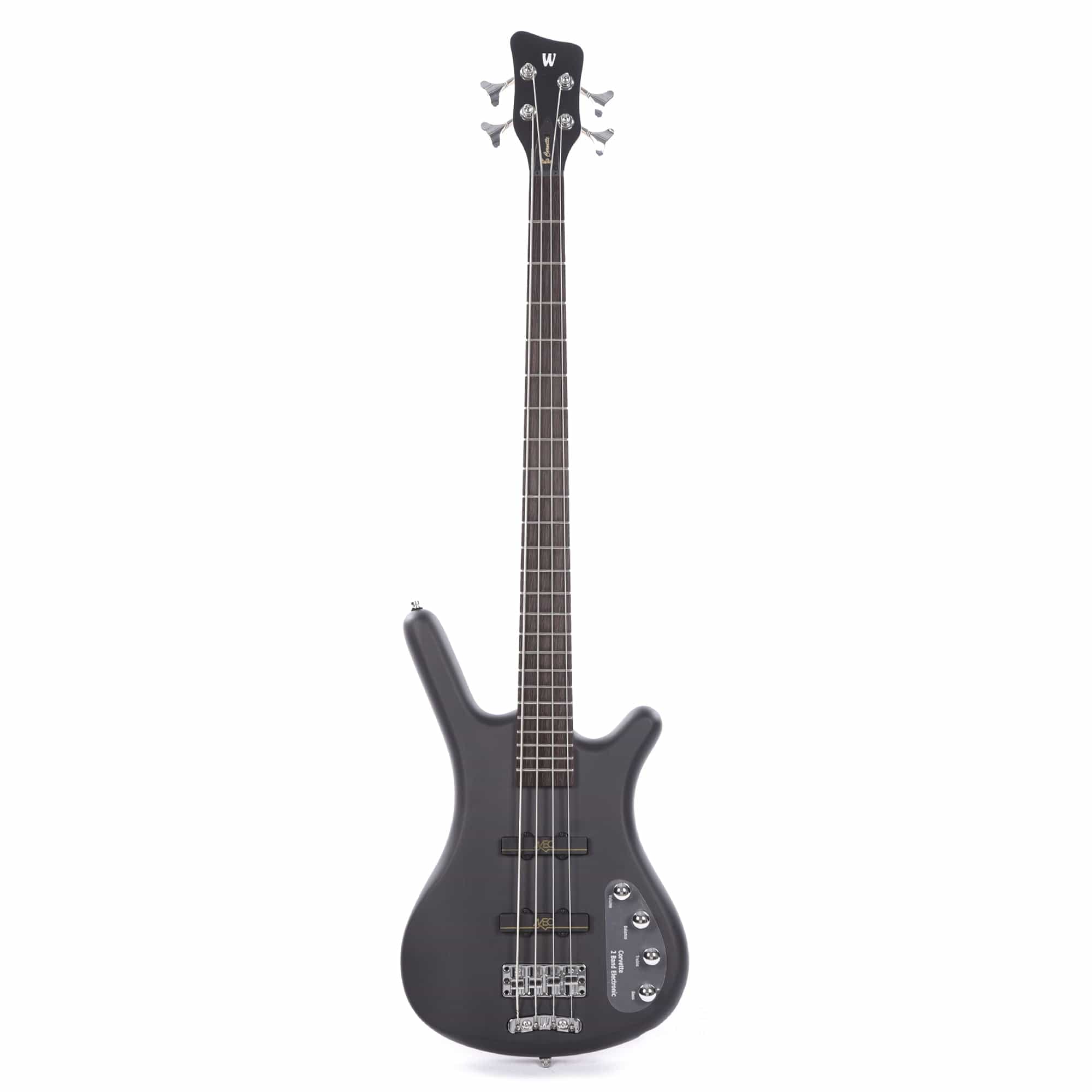 Warwick RockBass Corvette Basic 4-String Nirvana Black Transparent Satin Bass Guitars / 4-String
